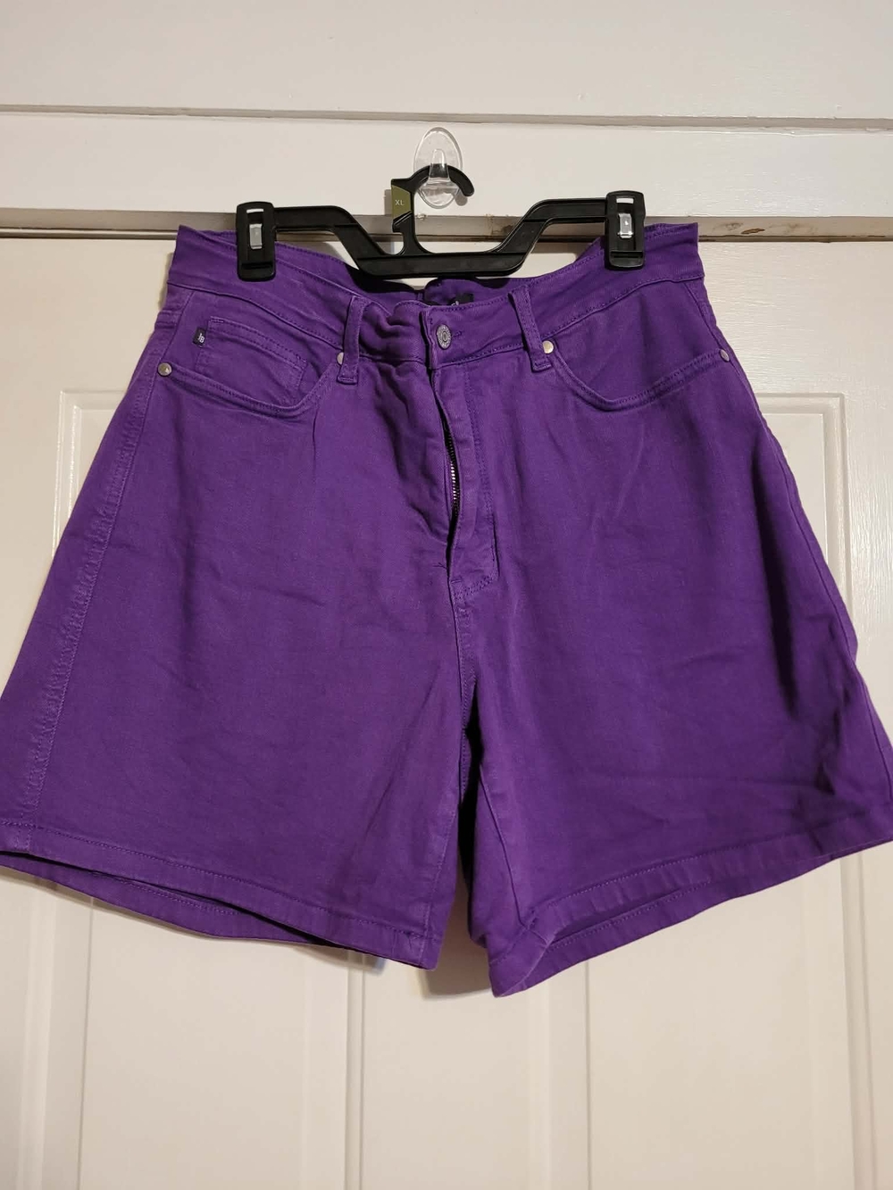 Judy Blue Vibrant Purple High-Waist Shorts
